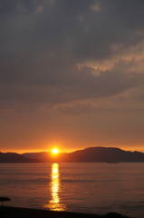 瀬戸内の夕陽