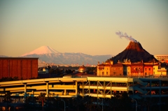 ２つの火山