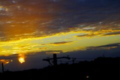 雲模様213雲間からスポットライト