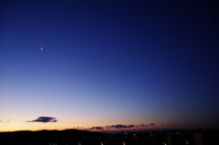 空模様7 帰路を急ぐ月