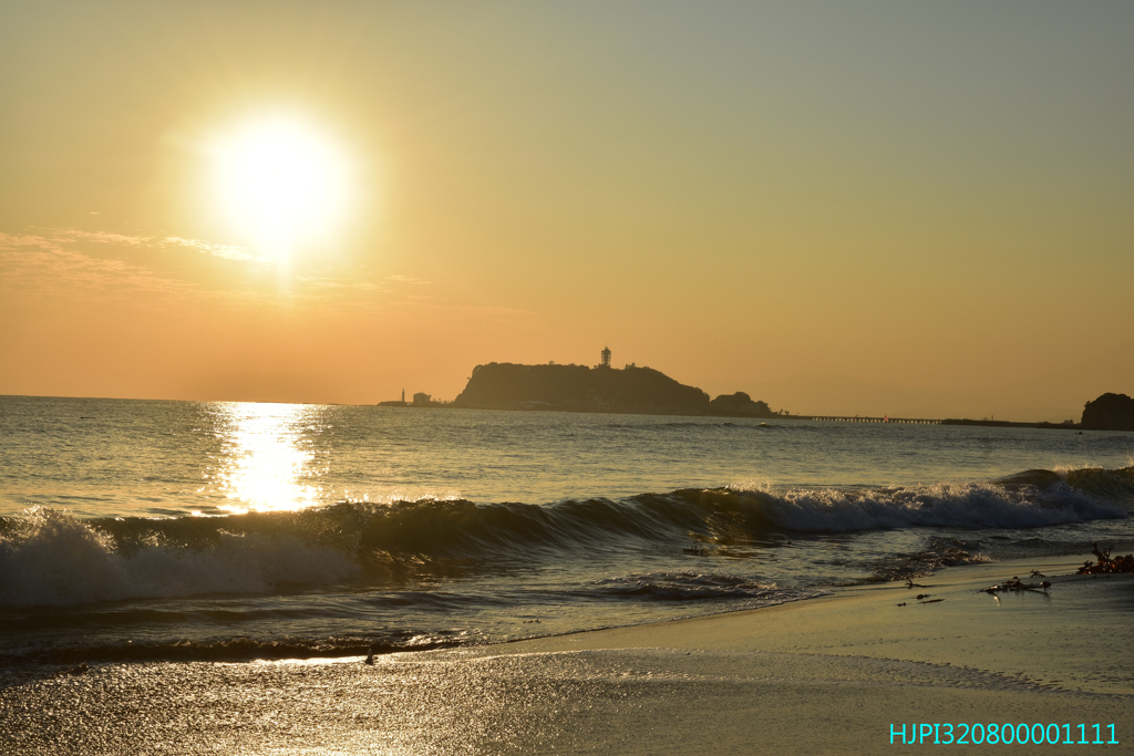 江ノ島の夕景①