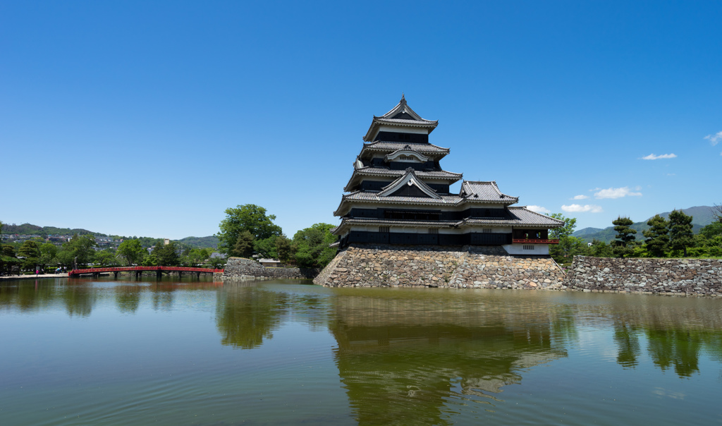 空と橋と天守