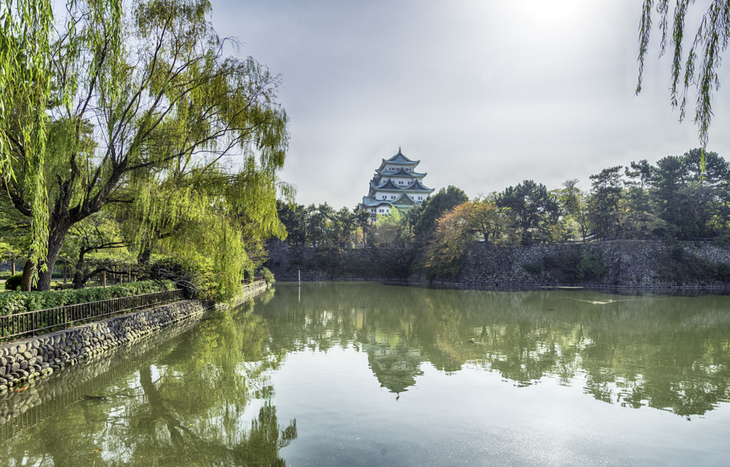 秋のお城