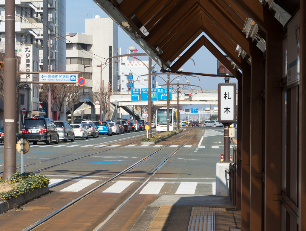 市電のある風景