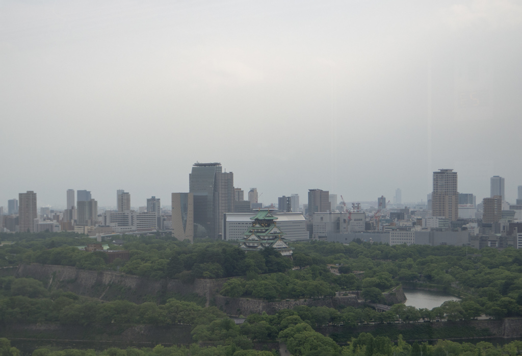 俯瞰から見た城