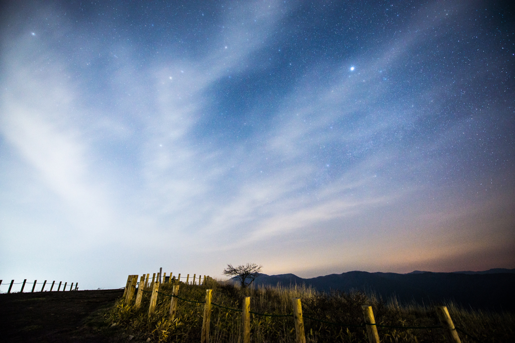 星と雲と空の関係