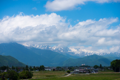 雲間から見える絶景