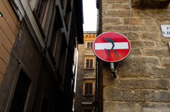 フィレンツェ　標識