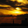 大阪の夕焼け