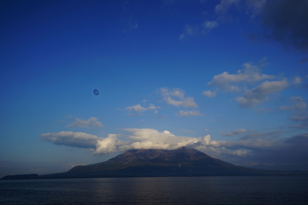 桜島　西より望む