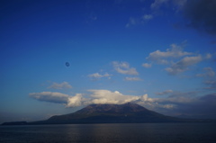桜島　西より望む