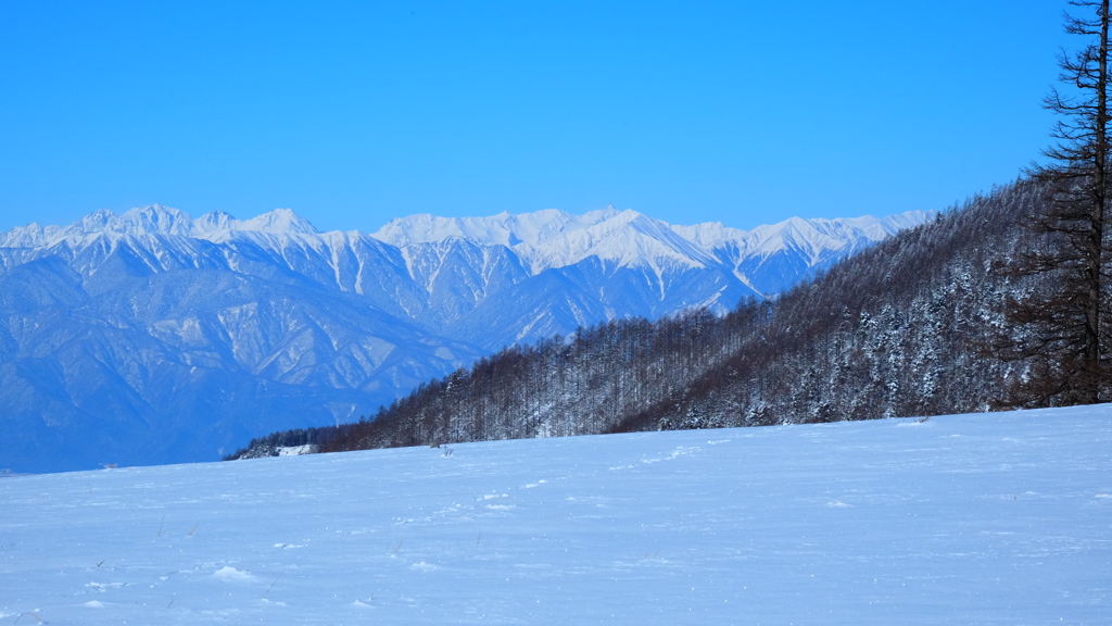 穂高岳から槍ヶ岳