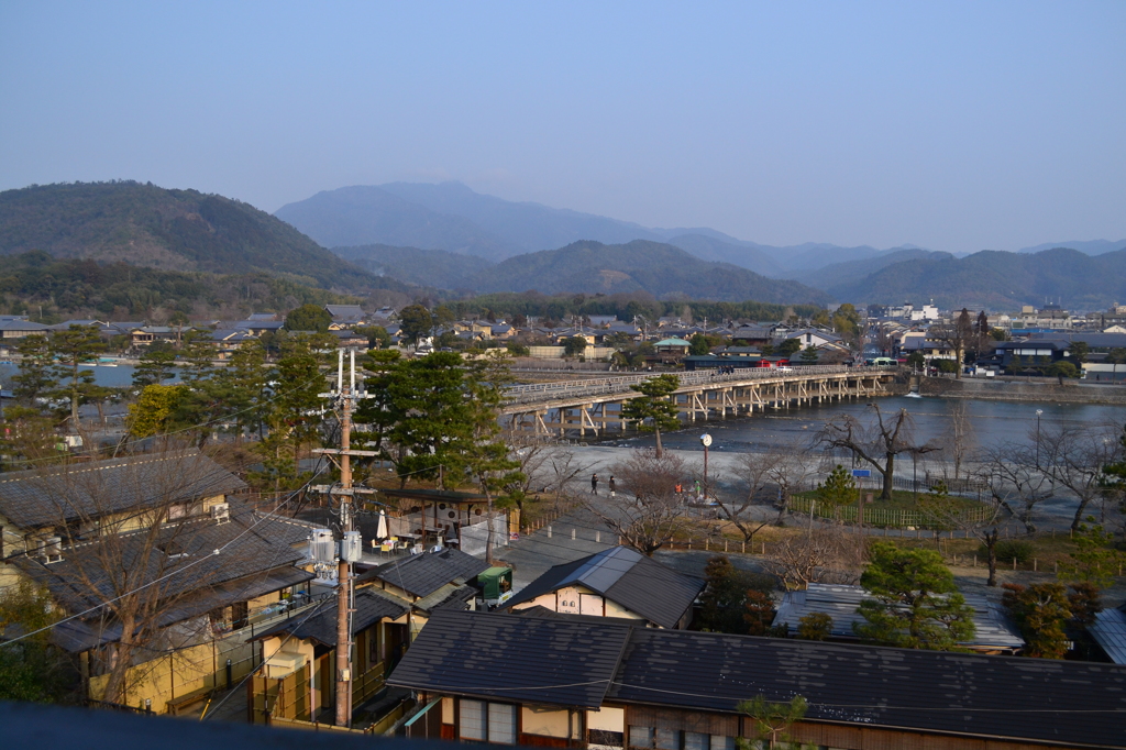嵯峨野渡月橋　（京都旅行日記）