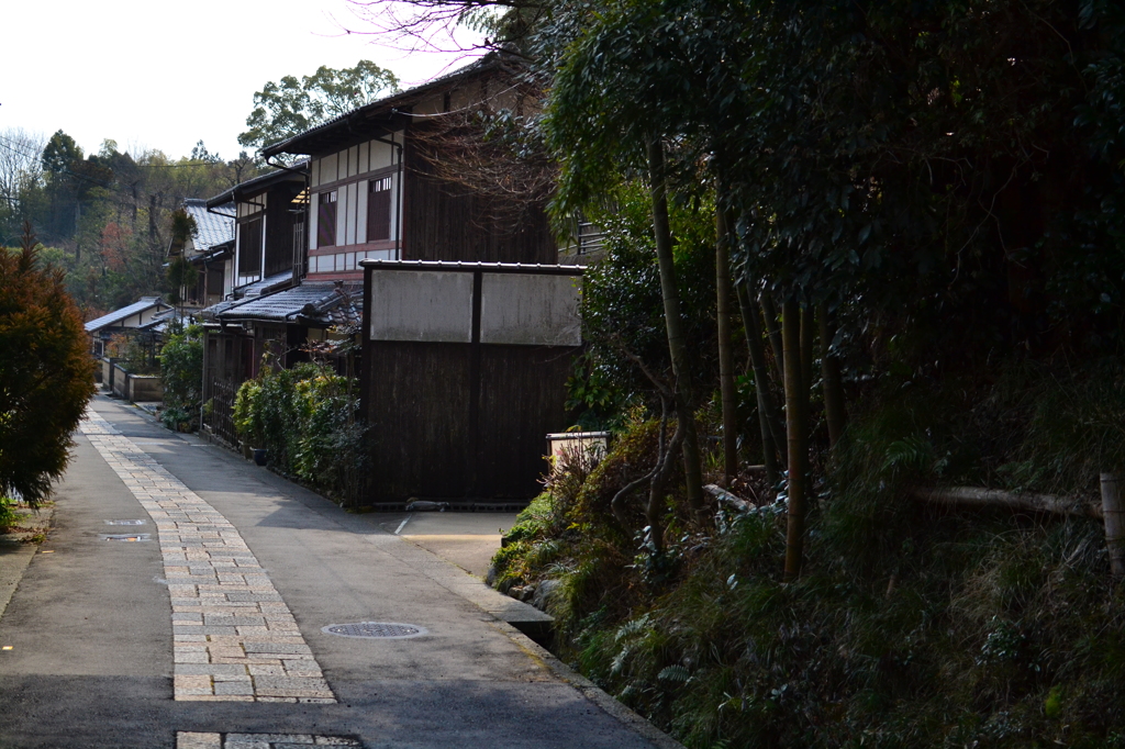 嵯峨野の町並み
