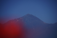 秋の常念岳