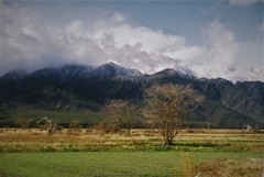 荒涼の北安曇　(フィルムスナップ）