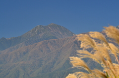 晩秋の常念岳２