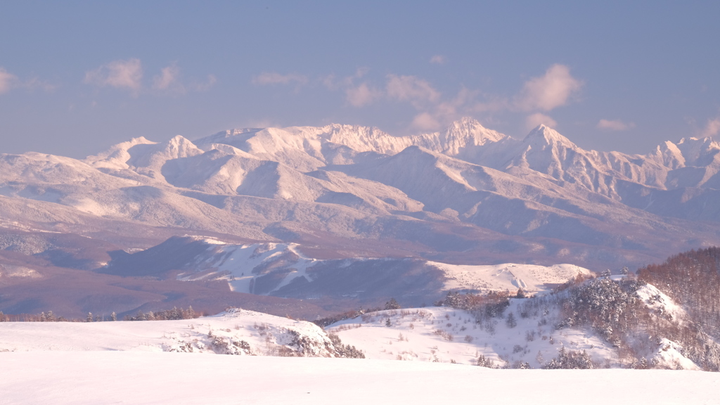 八ヶ岳を望む