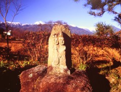 朝陽を浴びて　（フィルムの残像）