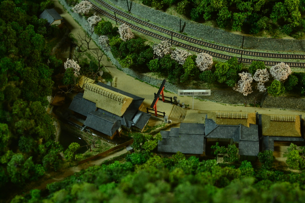 愛宕神社一の鳥居（ジオラマ）