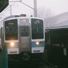 朝霧の篠ノ井線　(フィルムスナップ）