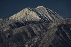 常念岳雪化粧