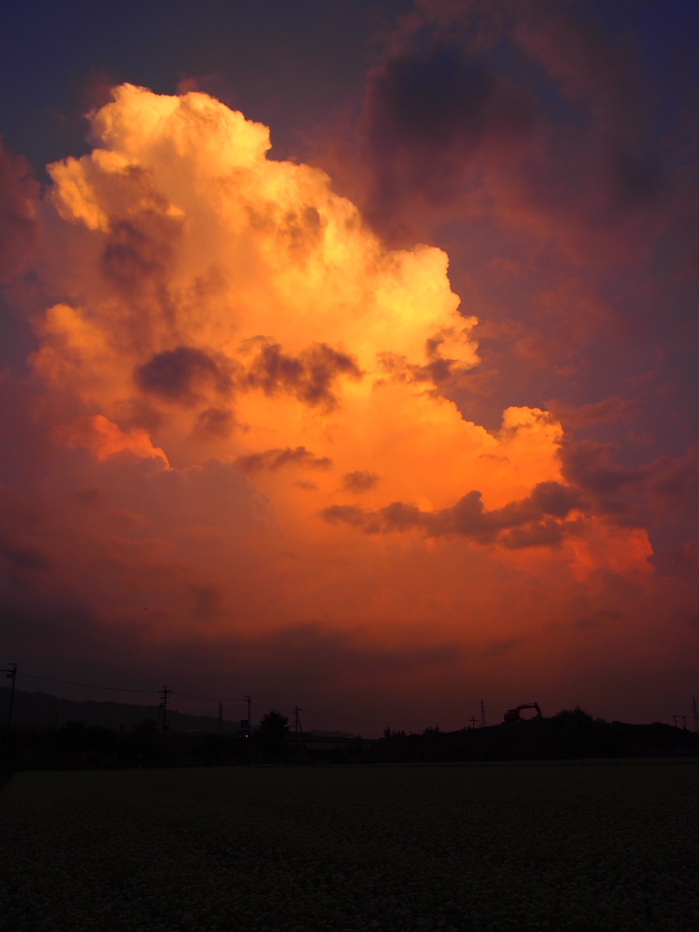 雨上がりの入道雲