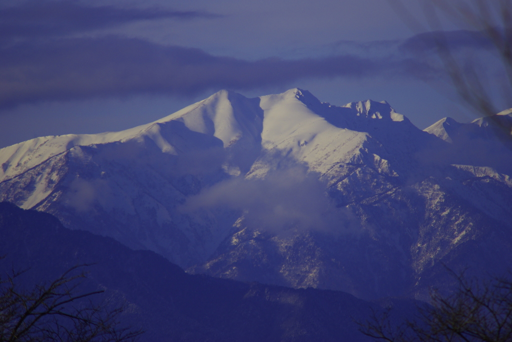 雪山の午後
