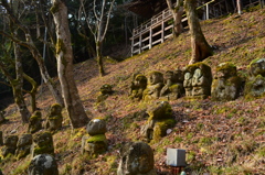 石仏たち　（京都旅行日記）