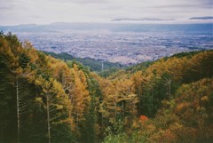 安曇野鳥瞰　（フィルムスナップ）