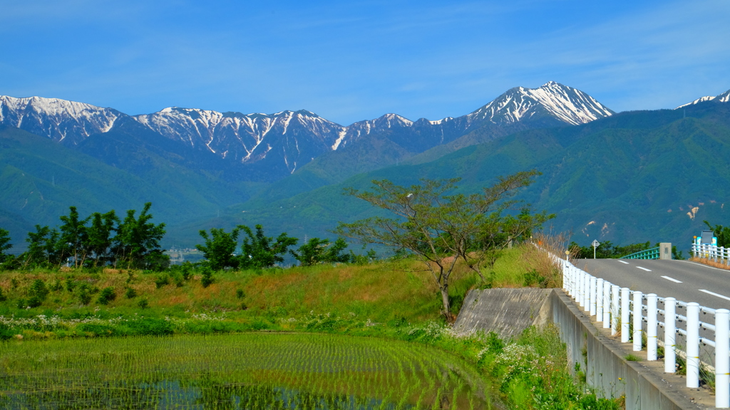 常念六景　４