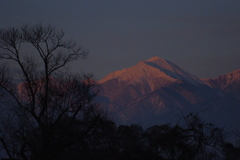 白鳥湖の夜明け　２