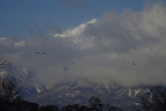 常念雪煙