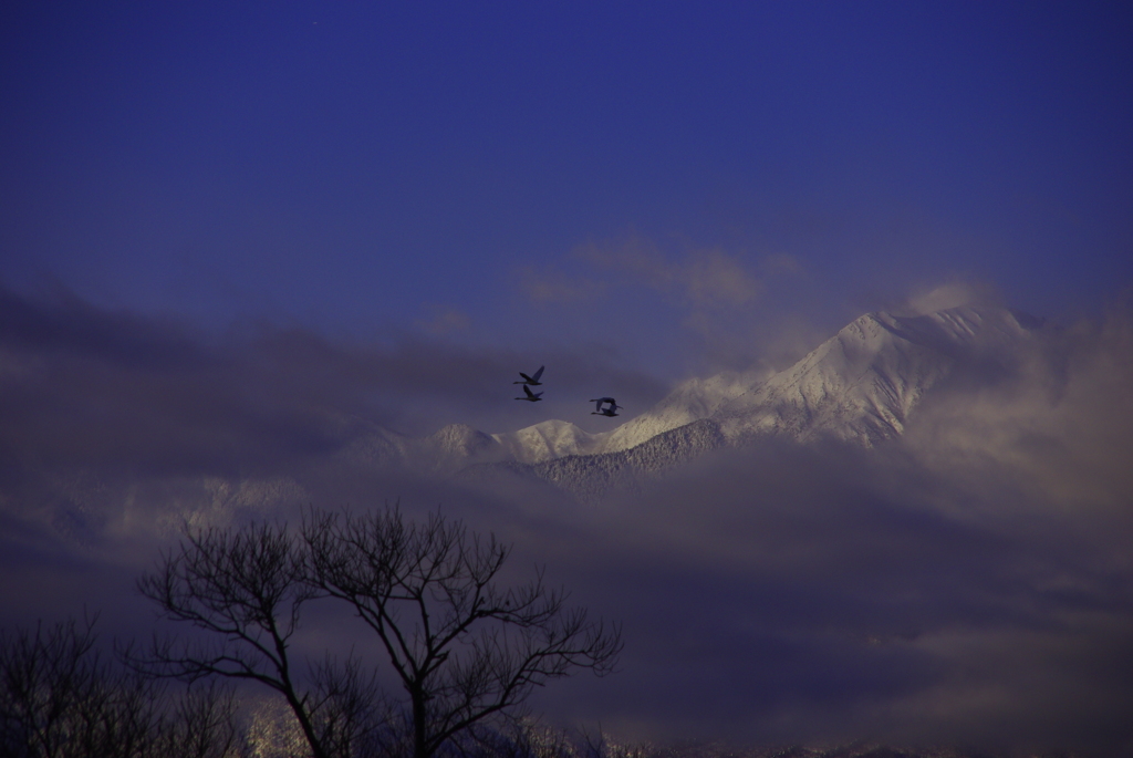 安曇野の空