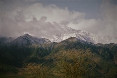 吹雪く爺ヶ岳　(フィルムスナップ）