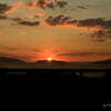 瀬戸大橋から見た夕日_1