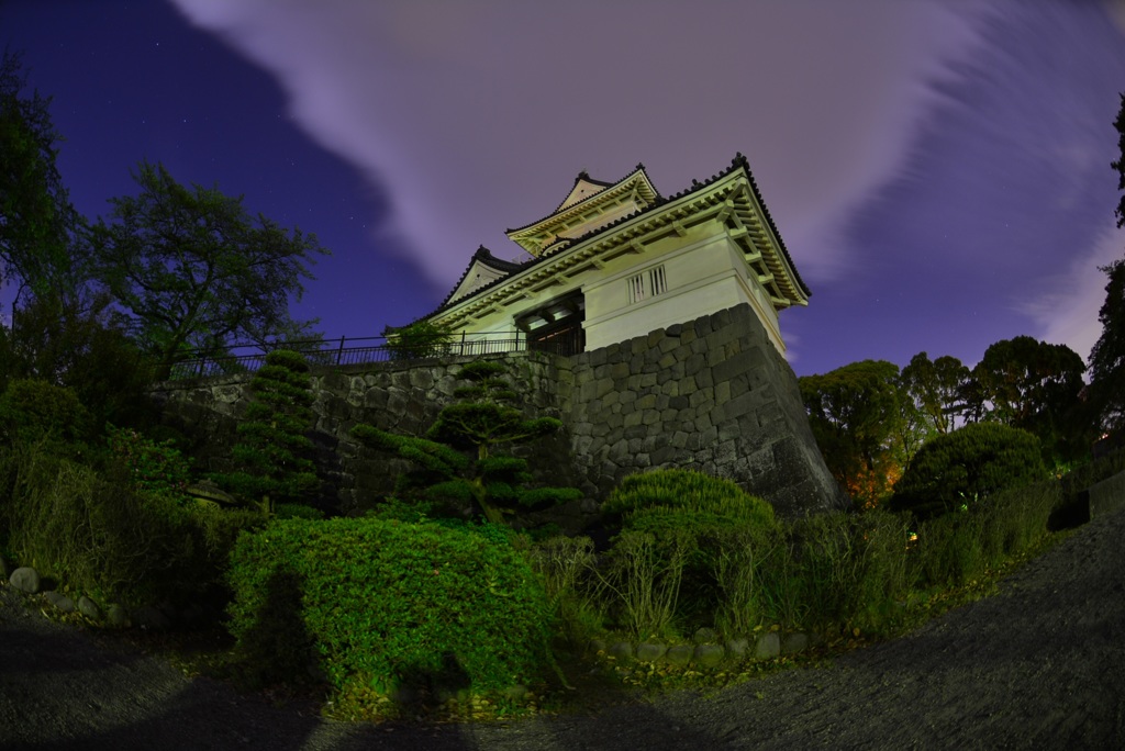 深夜の小田原城