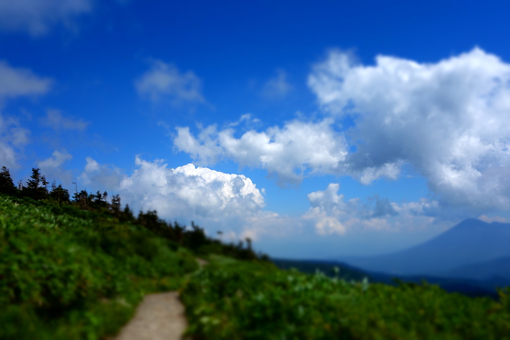 八幡平からの空