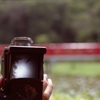 ２眼ファインダーの中の空