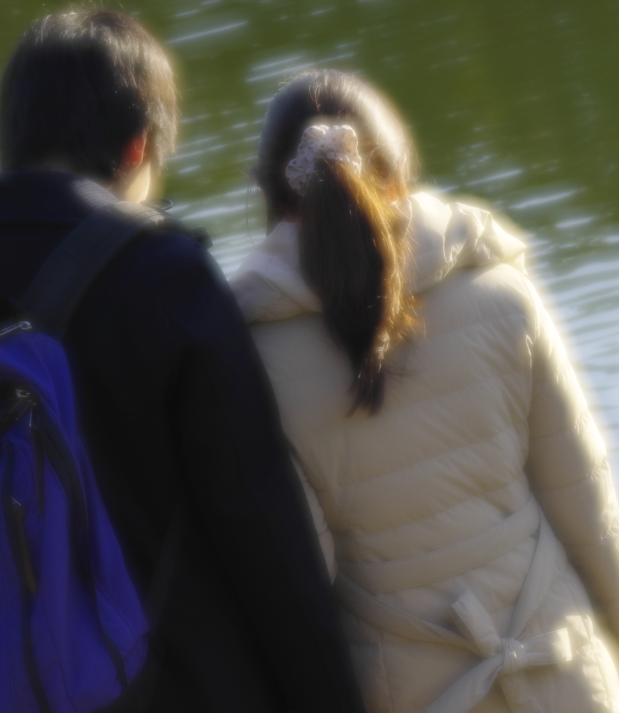 寄り添って
