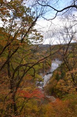 吹割の滝、展望台から