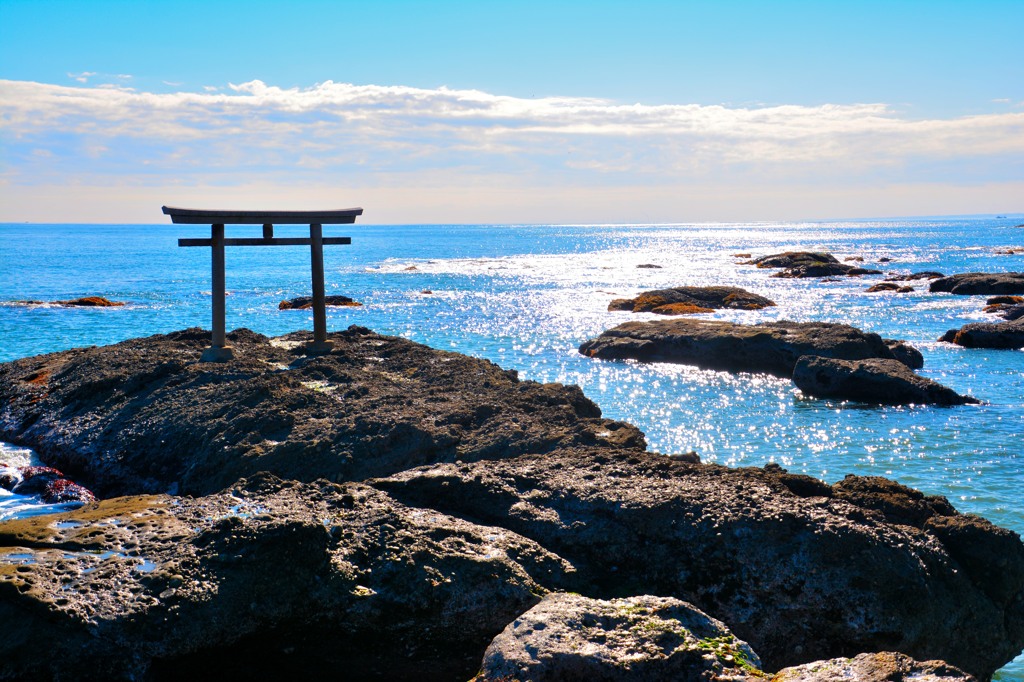 神磯鳥居＜大洗＞