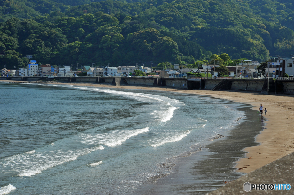 宇佐美海岸にて５