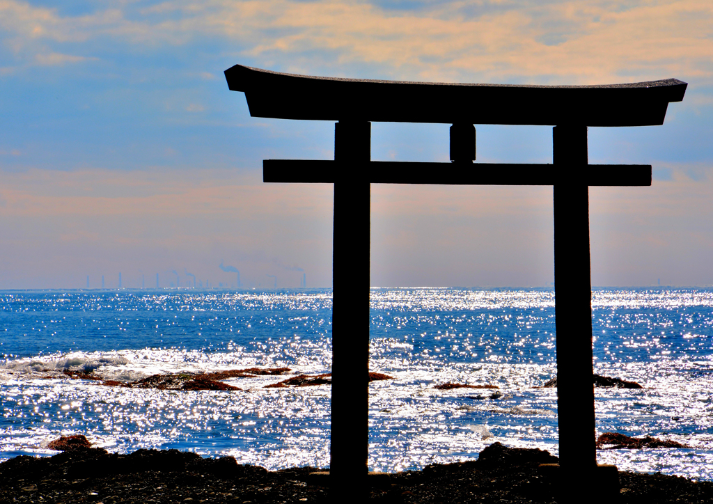 大洗　神磯鳥居　３