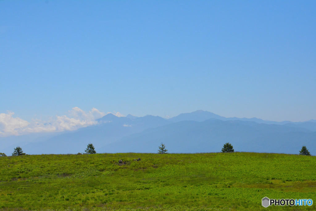 蓼科高原にて