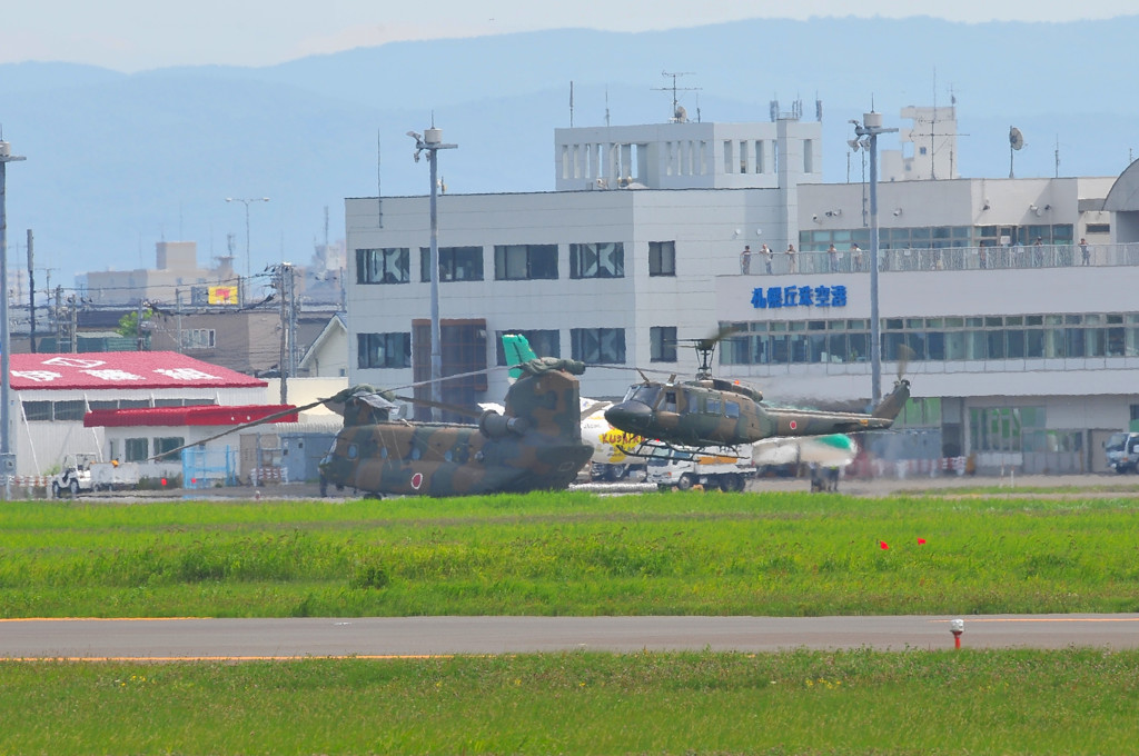 丘珠空港にて　４