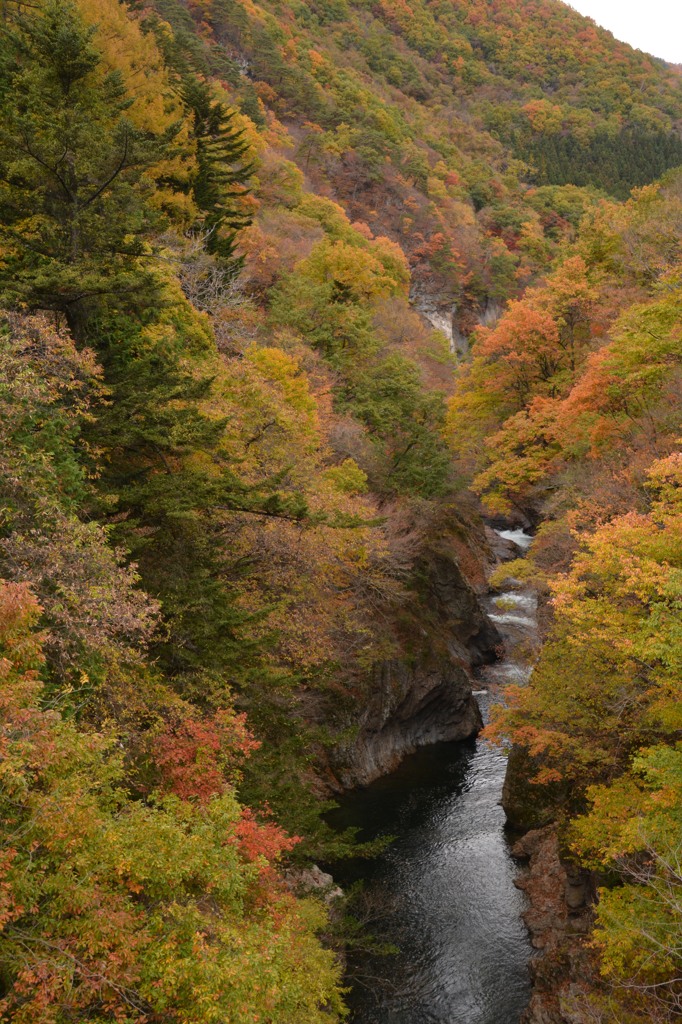 吹割の滝、遊歩道から３