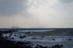 山口　萩　冬の日本海