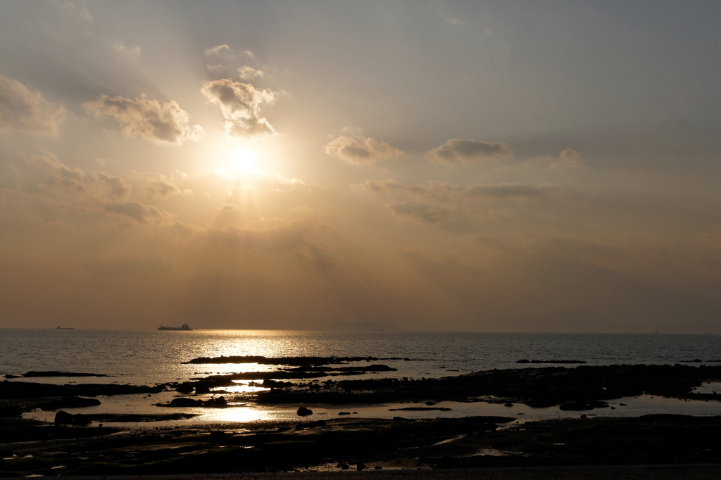 焼野海岸夕暮れ前