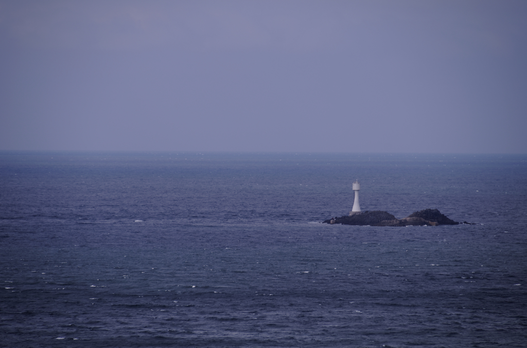 角島の海．．．灯台Ⅱ